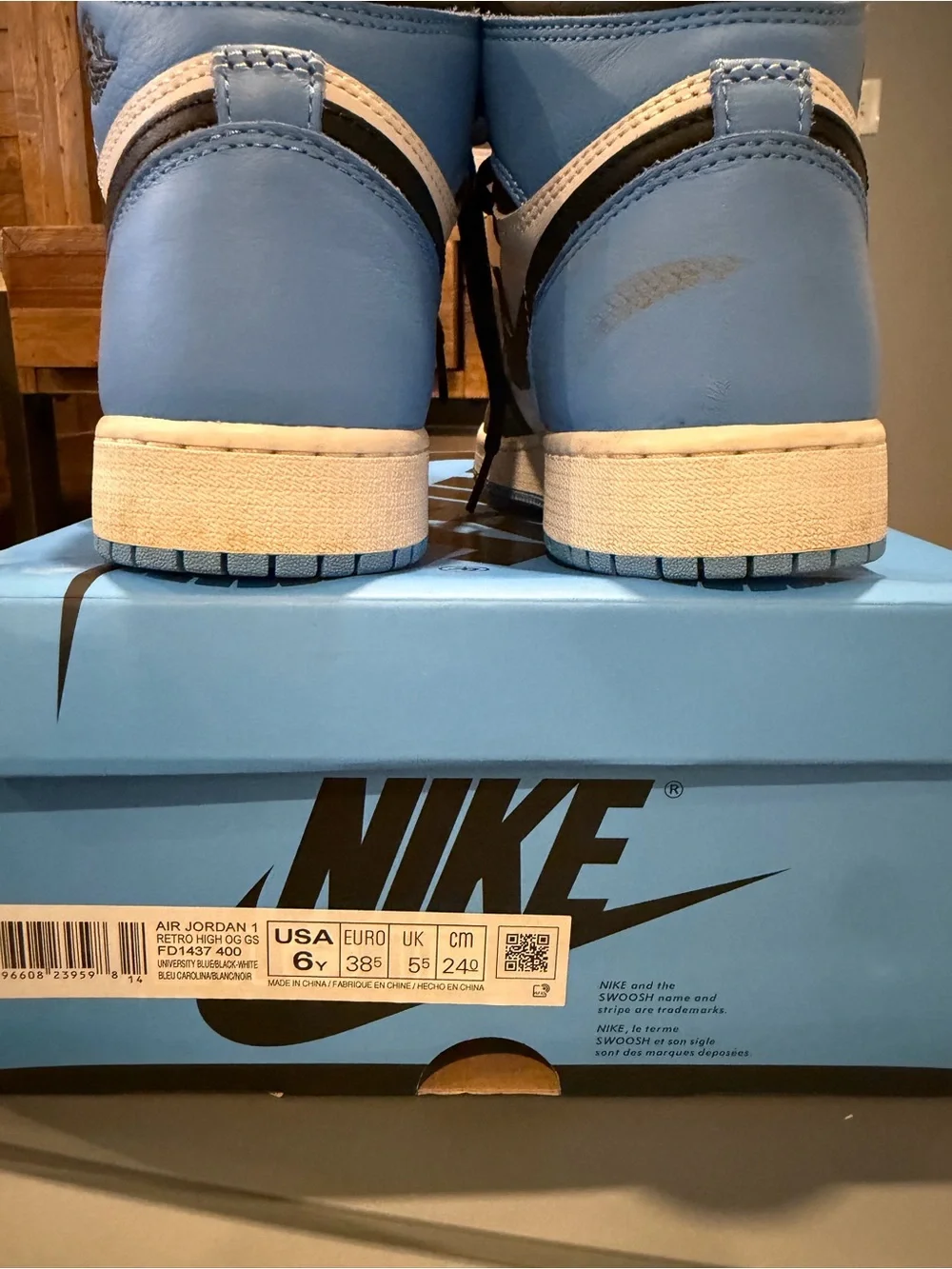 Nike Air Jordan 1 High - University Blue & Black